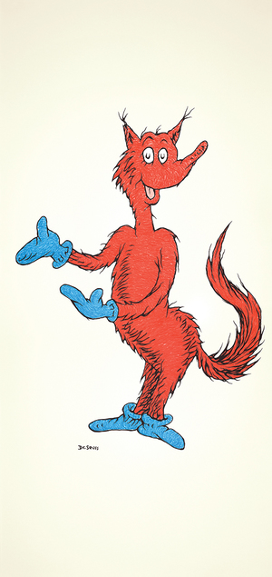Dr. Seuss - Fox in Socks - 50th Aniversary of The Cat in the Hat - limited edition prints